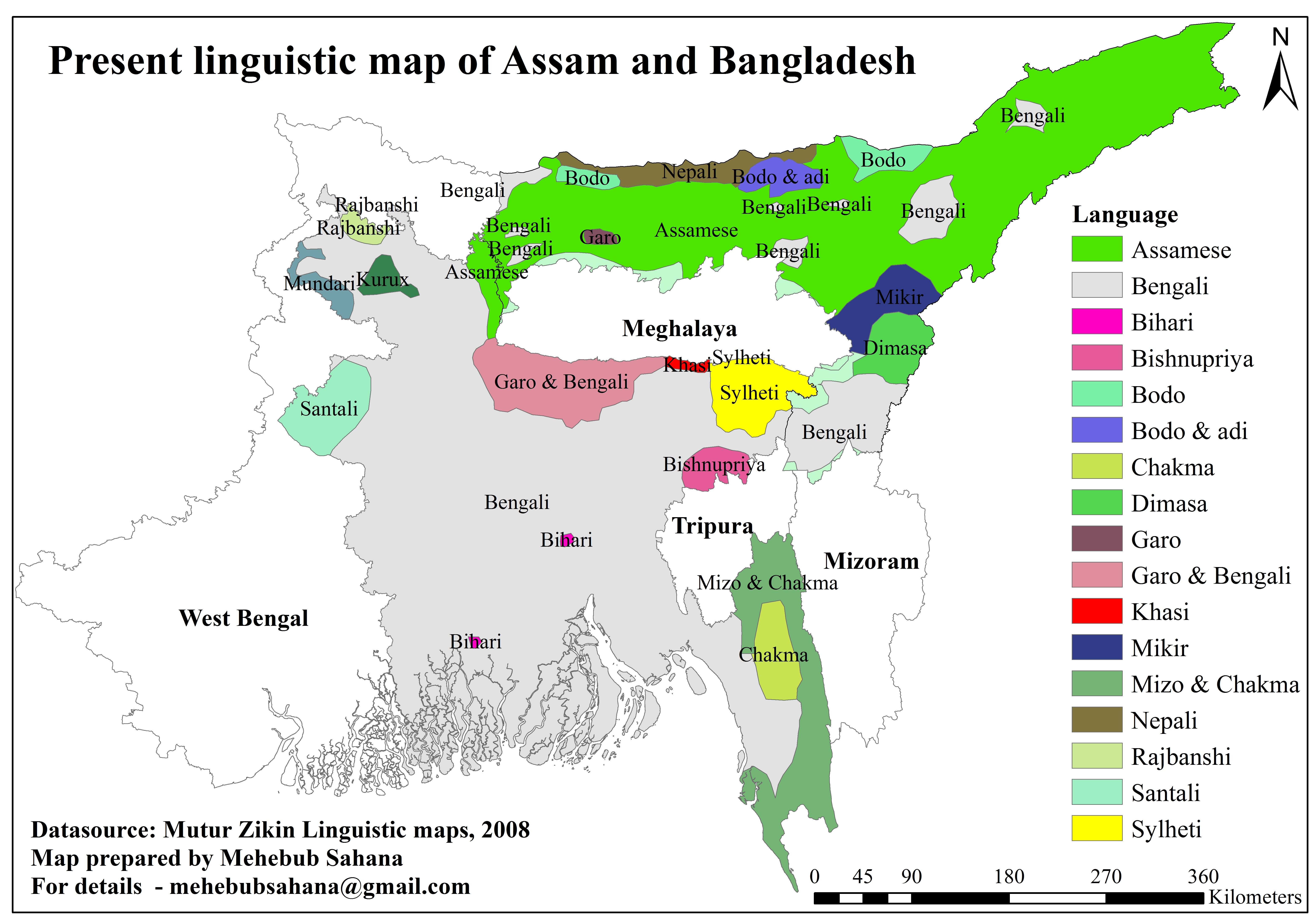 Understanding linguistic conflicts and NRC in Assam through maps | Cafe ...